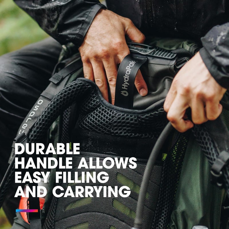 Hydrapak Force Ultra-Durable Water Bladder/Reservoir for Hydration Backpacks, 2L or 3L, Insulated Tube, Safe & Reliable - Image 3